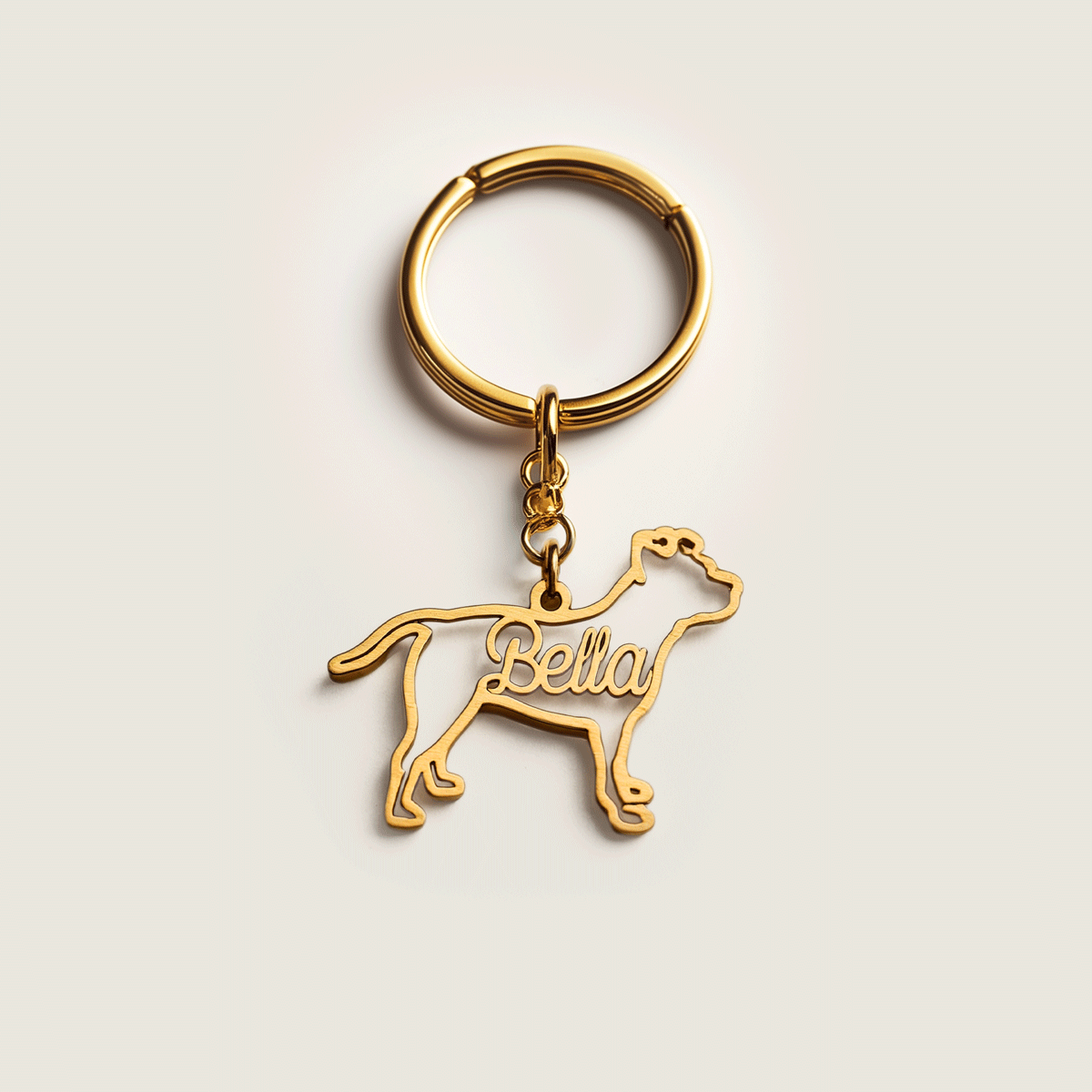 Keychain Pet Breed & Name
