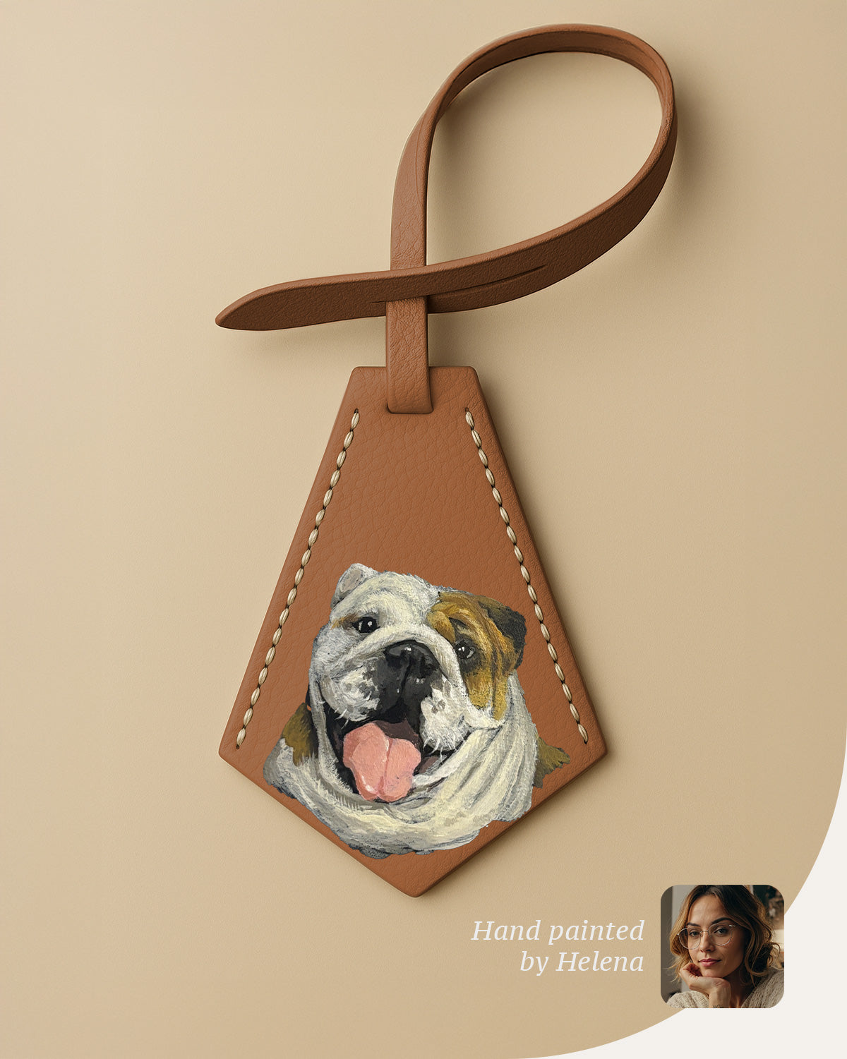 Hand-painted Bag Charm