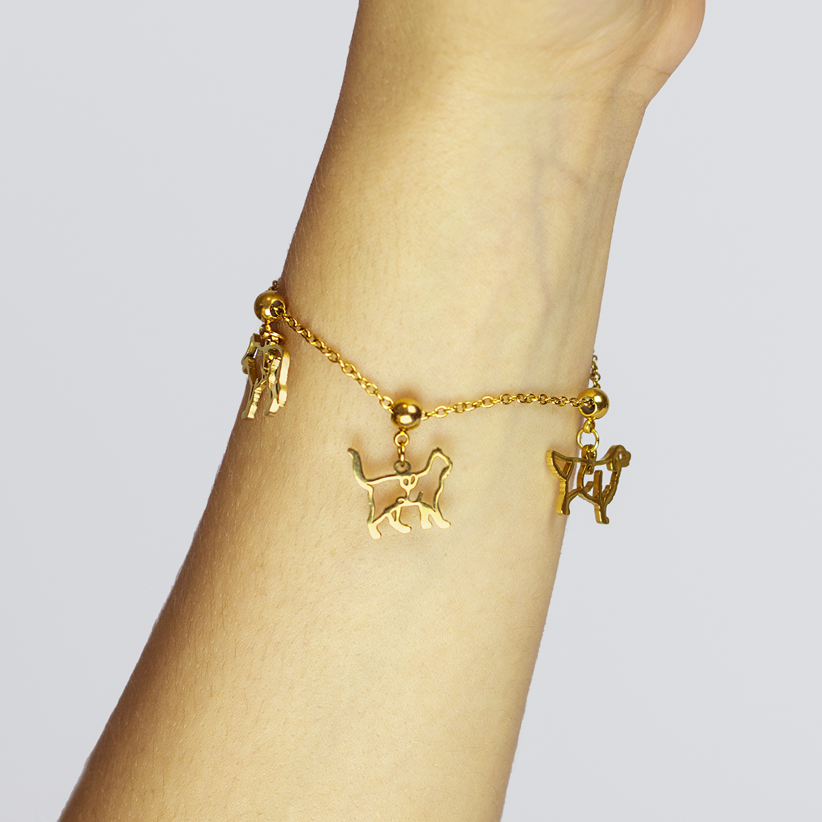 Pet charm bracelet clearance