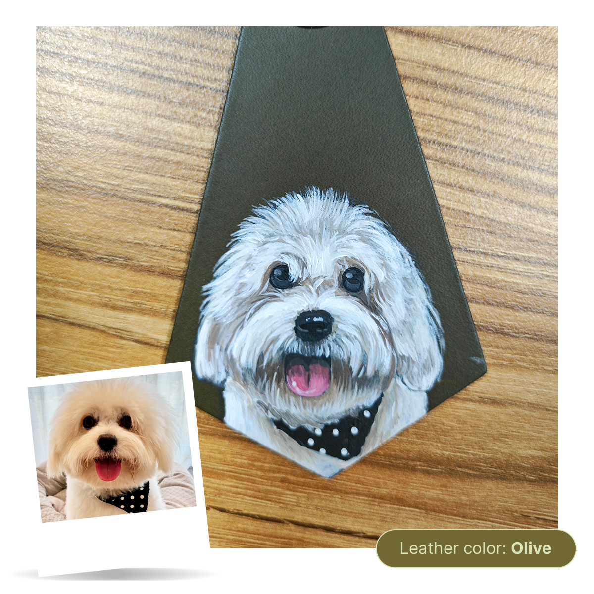 Hand-Painted Pet Portrait Charm
