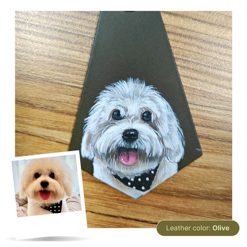 Hand-Painted Pet Portrait Charm