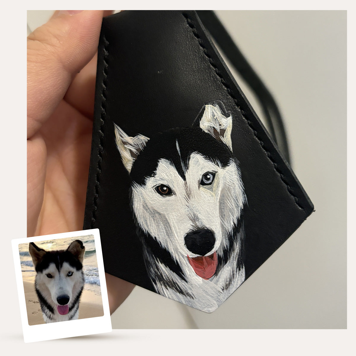 Hand-Painted Pet Portrait Charm