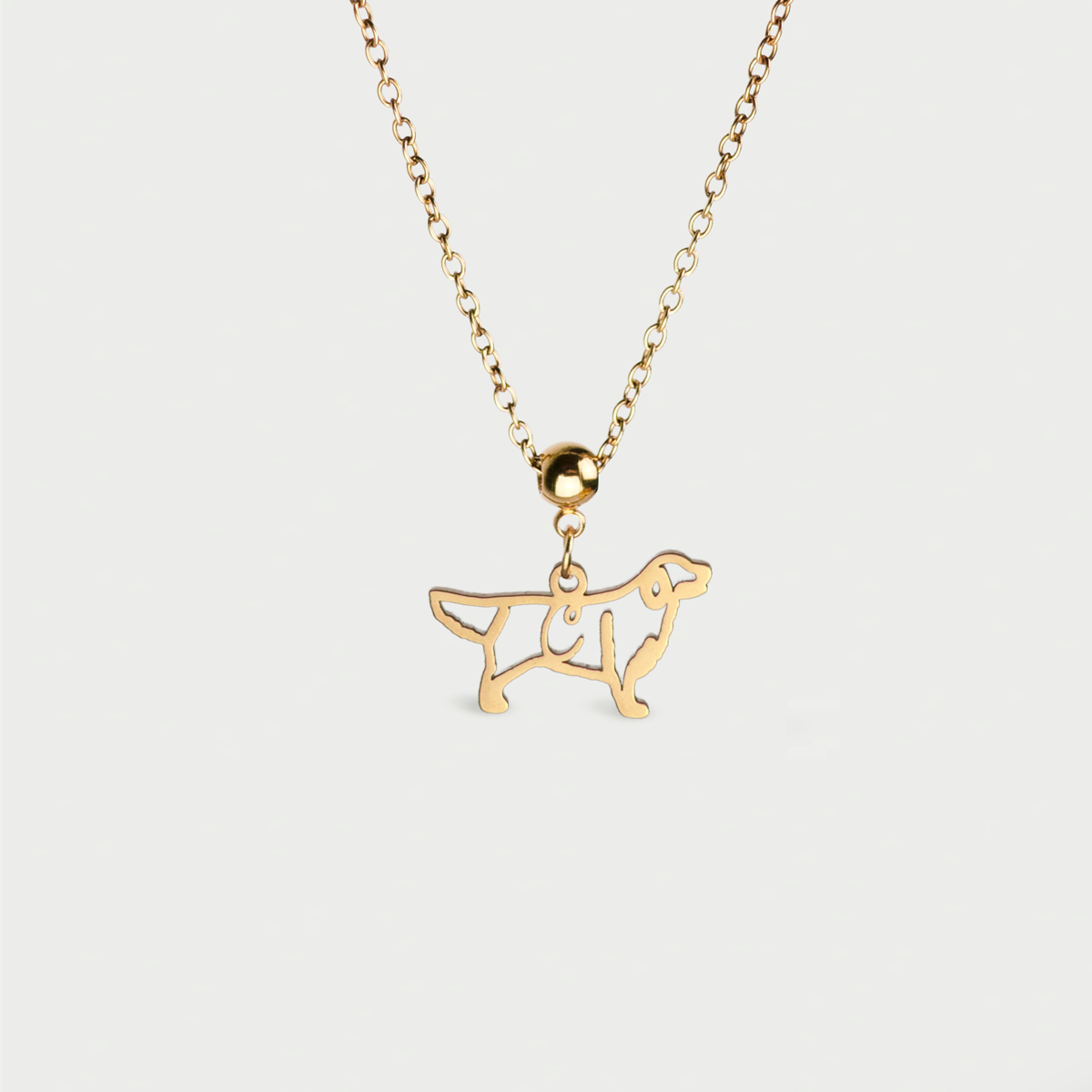 Necklace Pet Breed & Letter