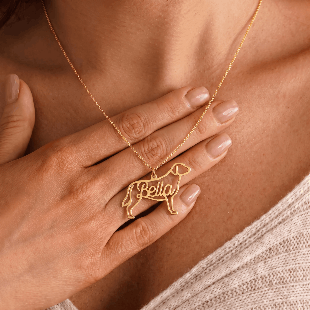 Custom Pet Necklace with Name