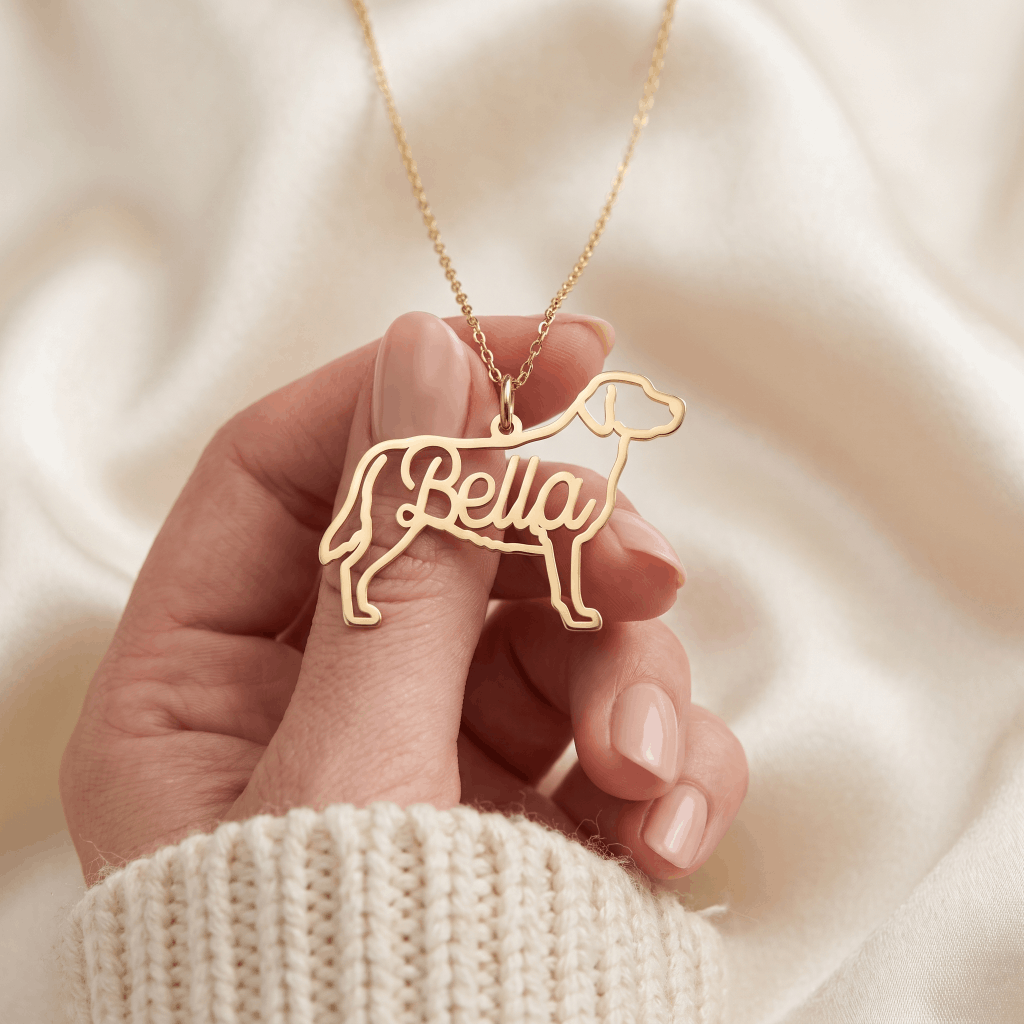 Custom Pet Necklace with Name