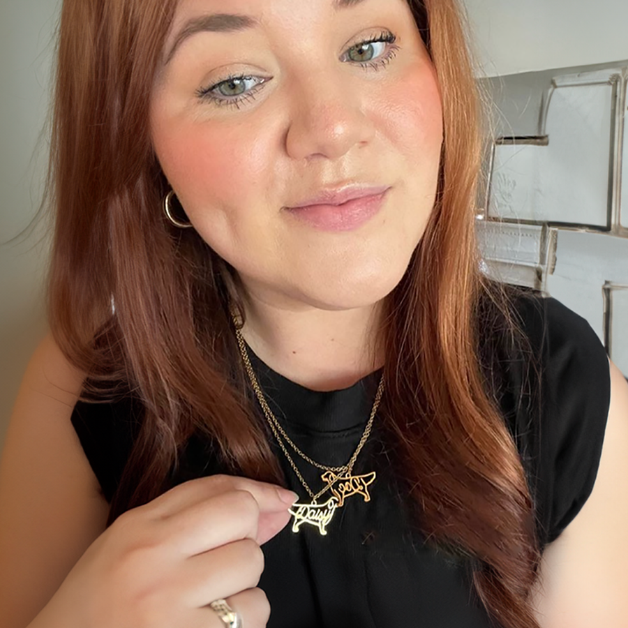 Pet necklace from photo hot sale