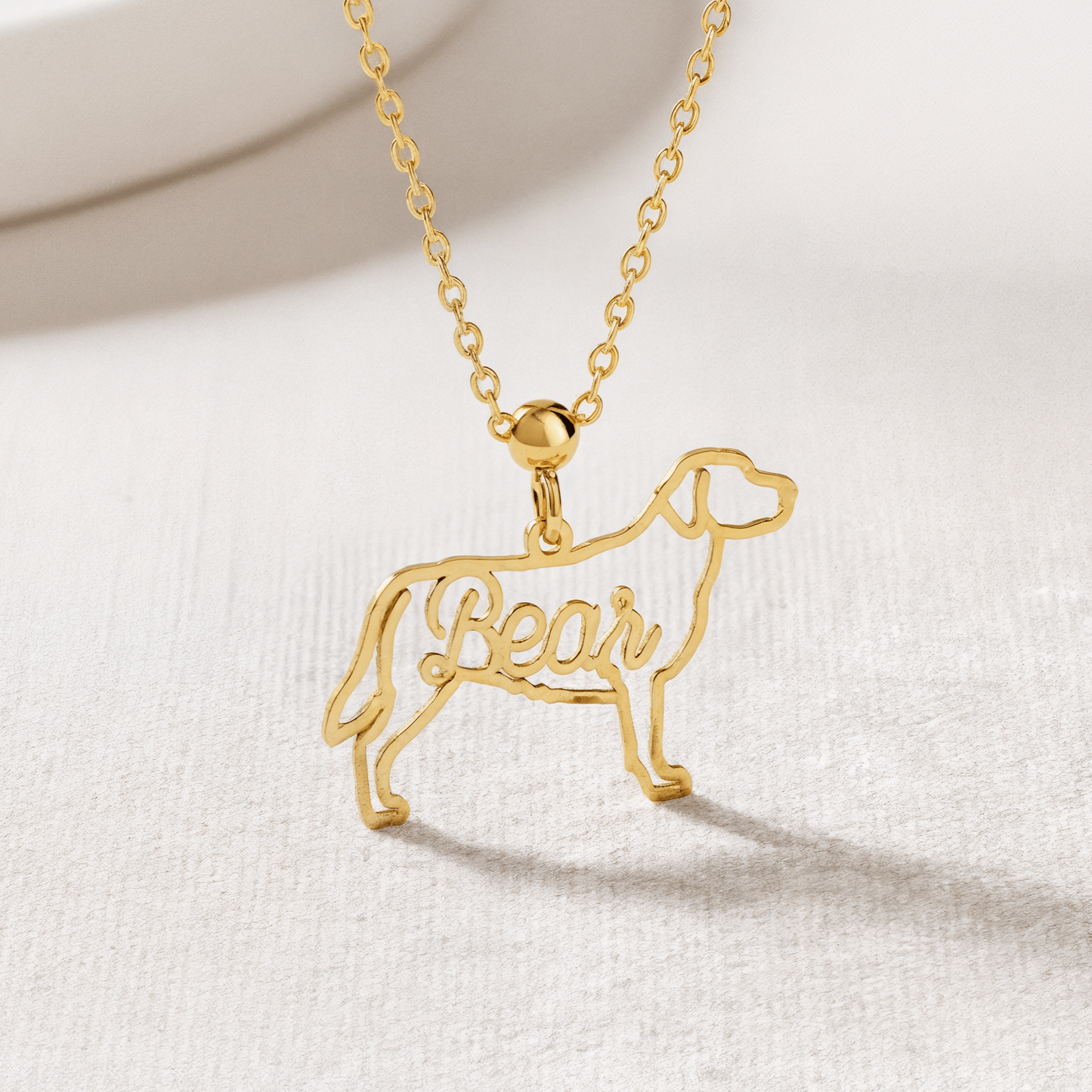 Necklace Pet Breed & Name